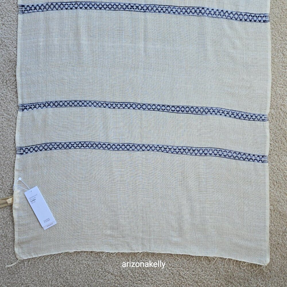 NWT Eileen Fisher Handloomed Ethiopian Artisan Cotton Scarf - Picture 4 of 16